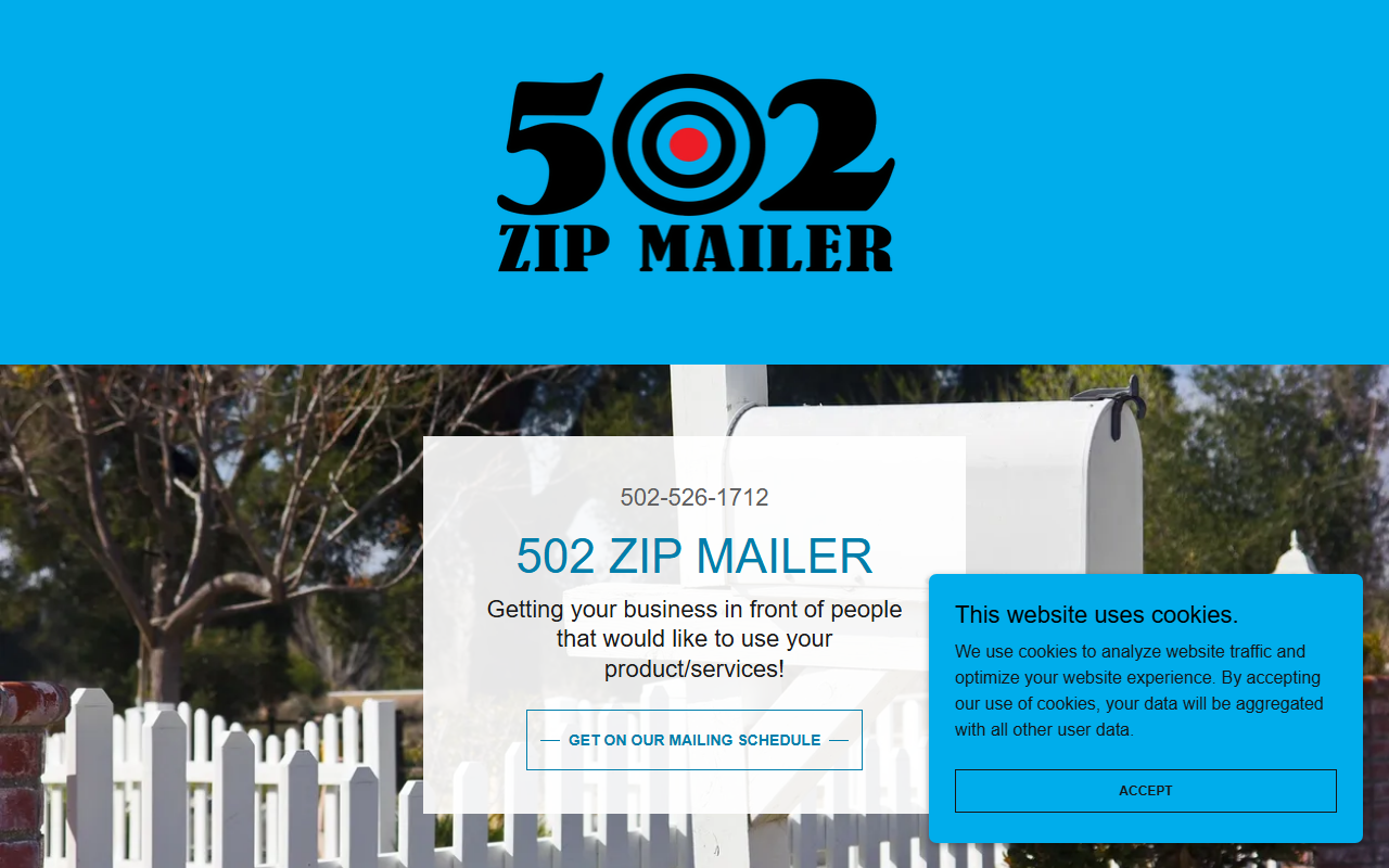 502zipmailer.com screenshot