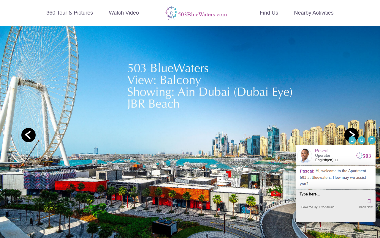 503bluewaters.com screenshot