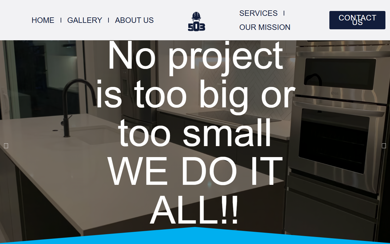 503gcbuilders.com screenshot