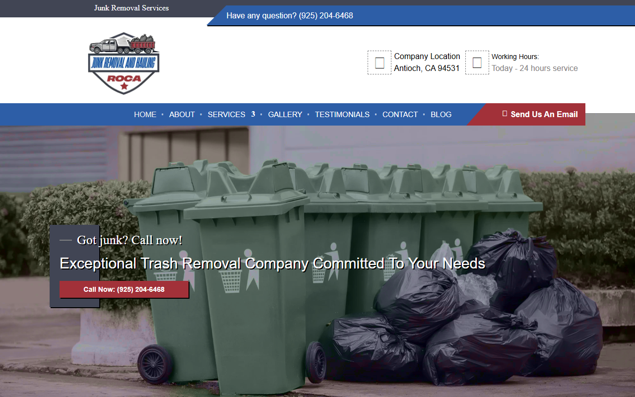 503junkremoval.com screenshot