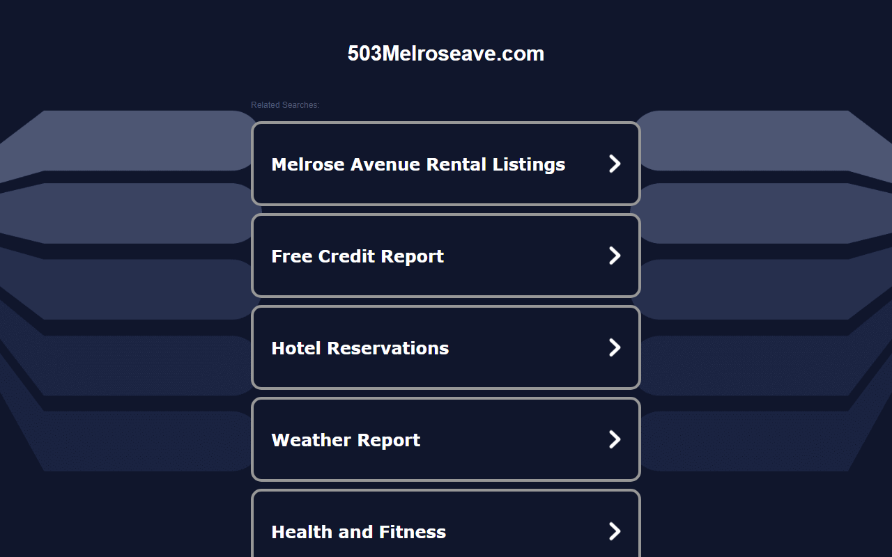 503melroseave.com screenshot