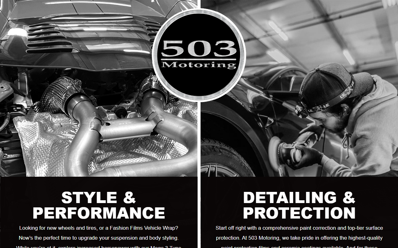 503motoring.com screenshot