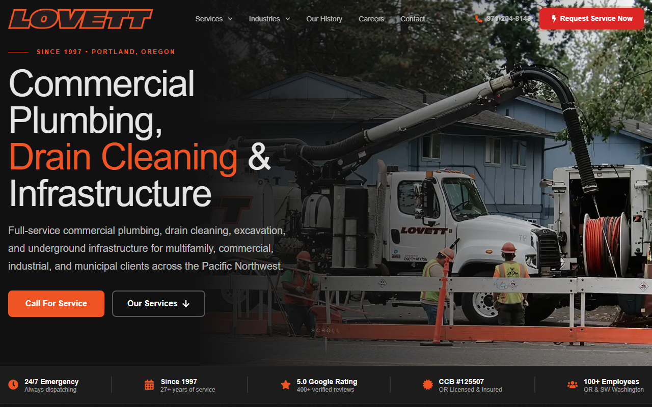 503plumber.com screenshot