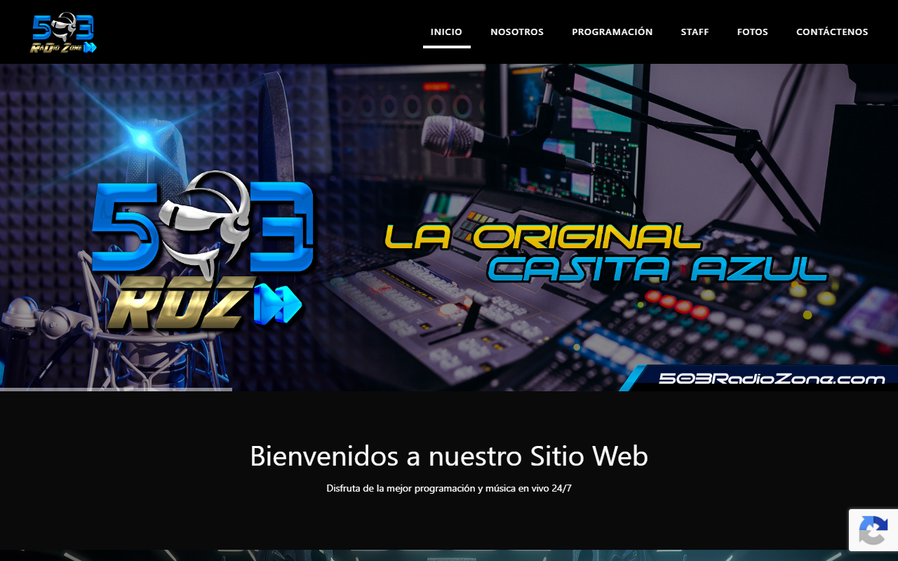 503radiozone.com screenshot