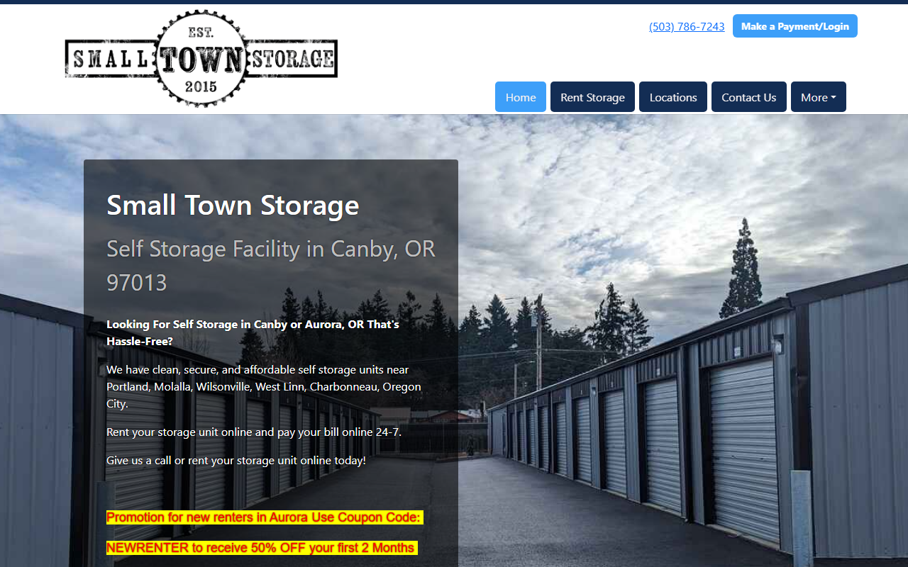 503storage.com screenshot