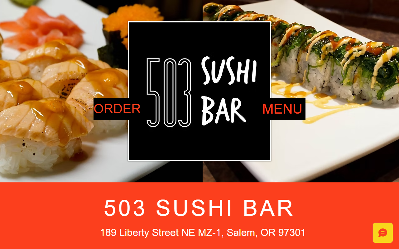 503sushibar.com screenshot