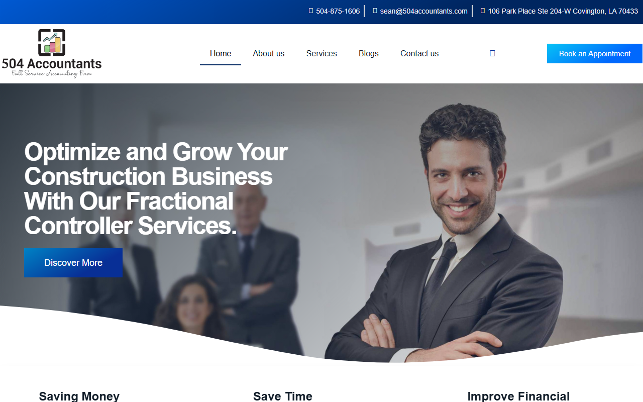 504accountants.com screenshot