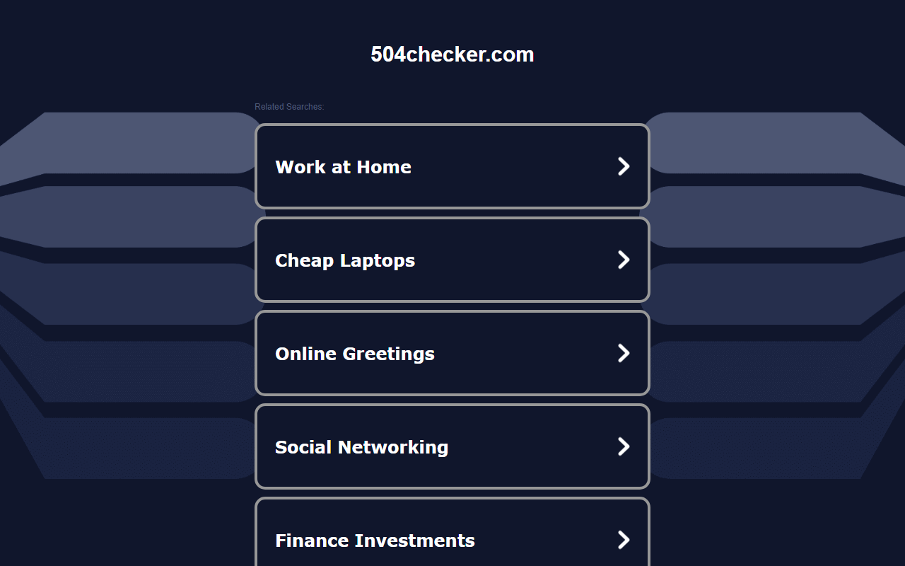 504checker.com screenshot