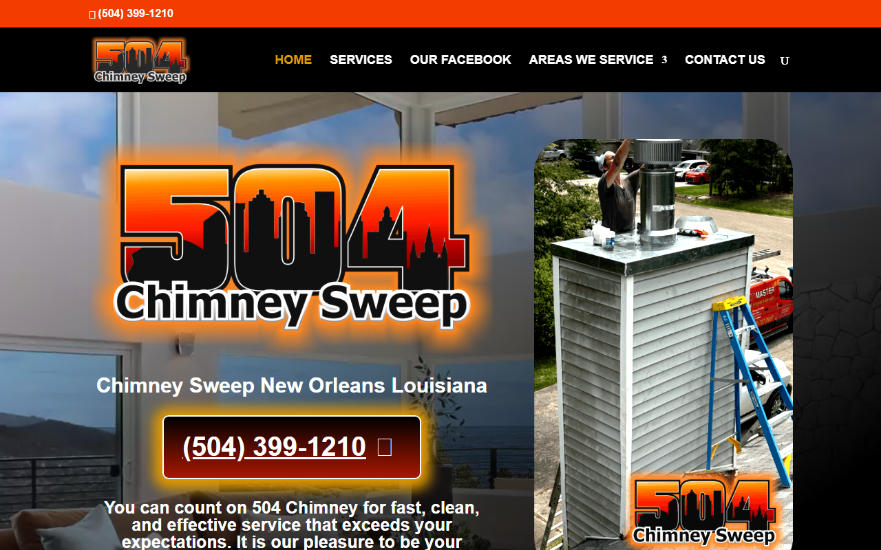 504chimney.com screenshot