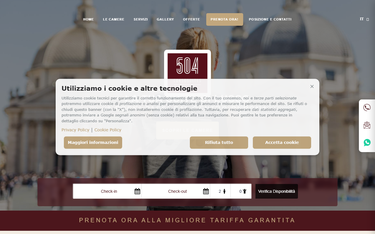 504corsosuites.com screenshot