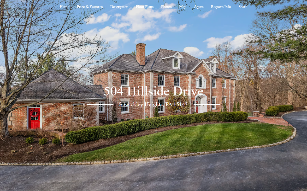 504hillsidedrive.com screenshot