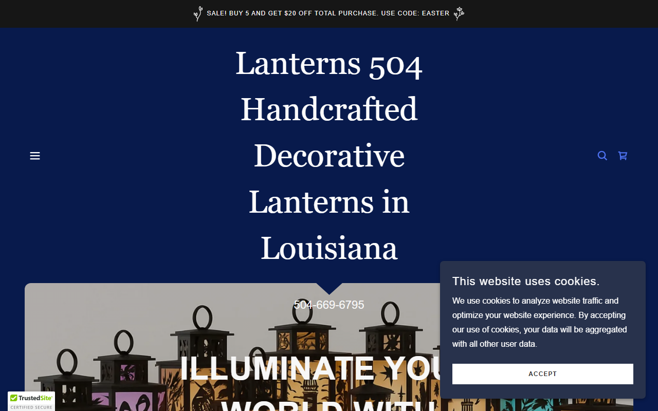 504lanterns.com screenshot