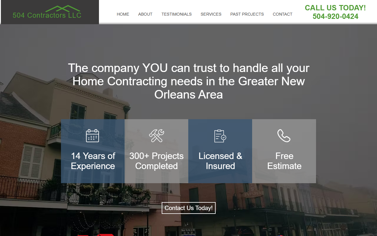 504roofers.com screenshot