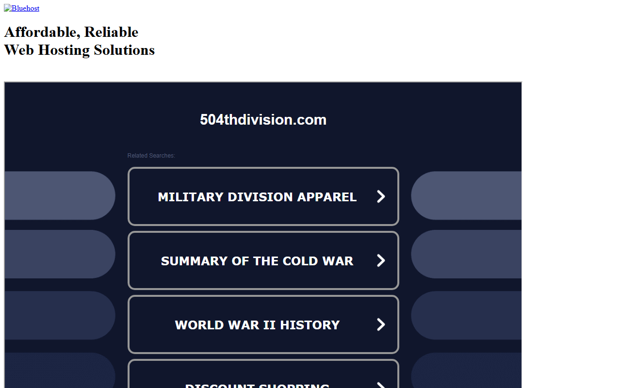 504thdivision.com screenshot