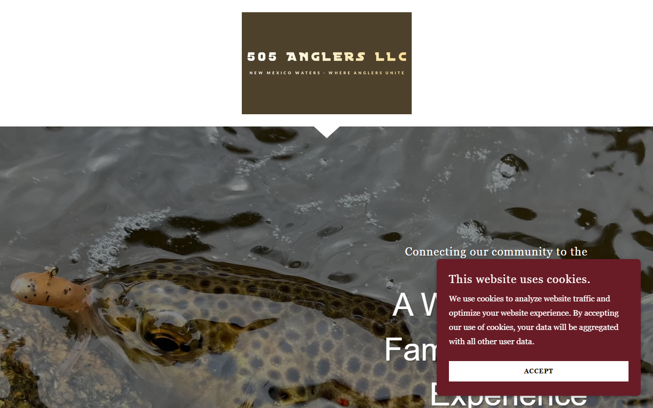 505anglersllc.com screenshot
