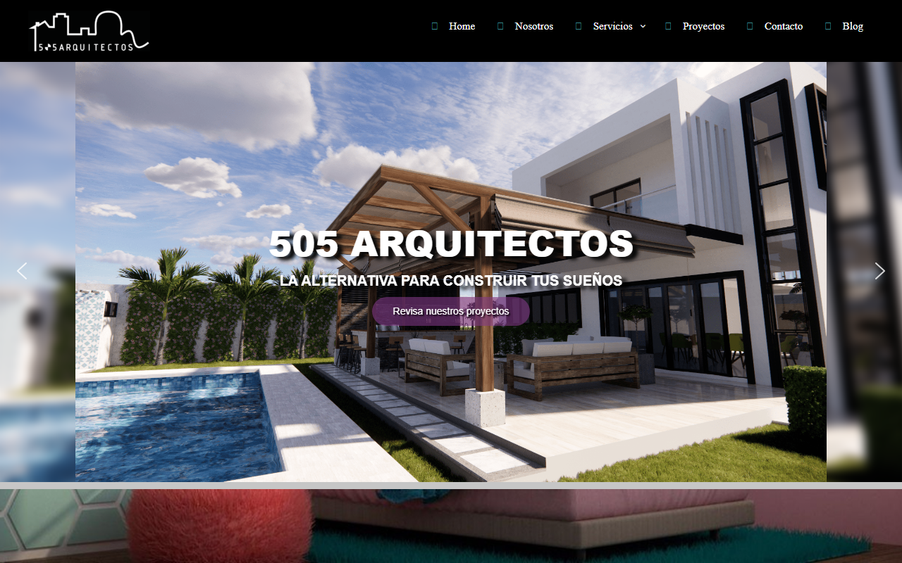 505arquitectos.com screenshot