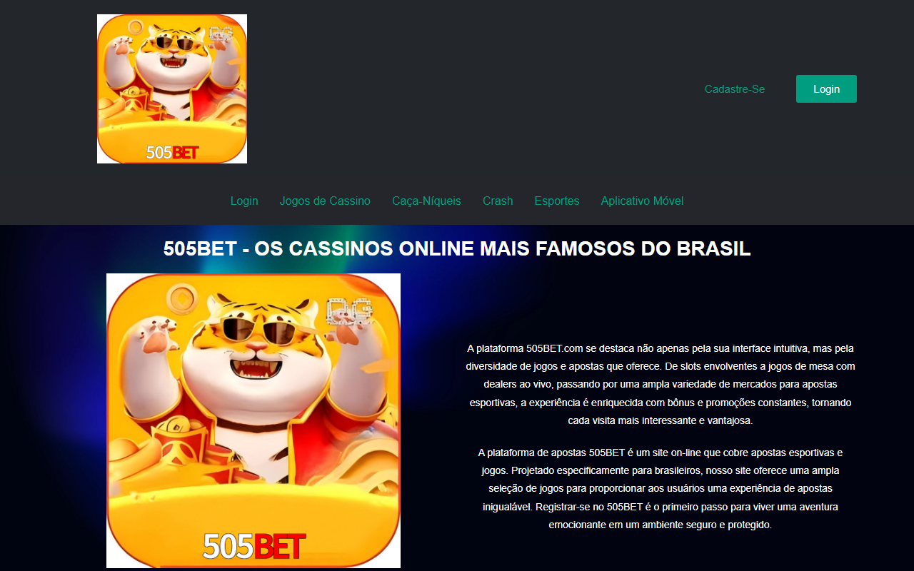 505bet-cassino.com screenshot