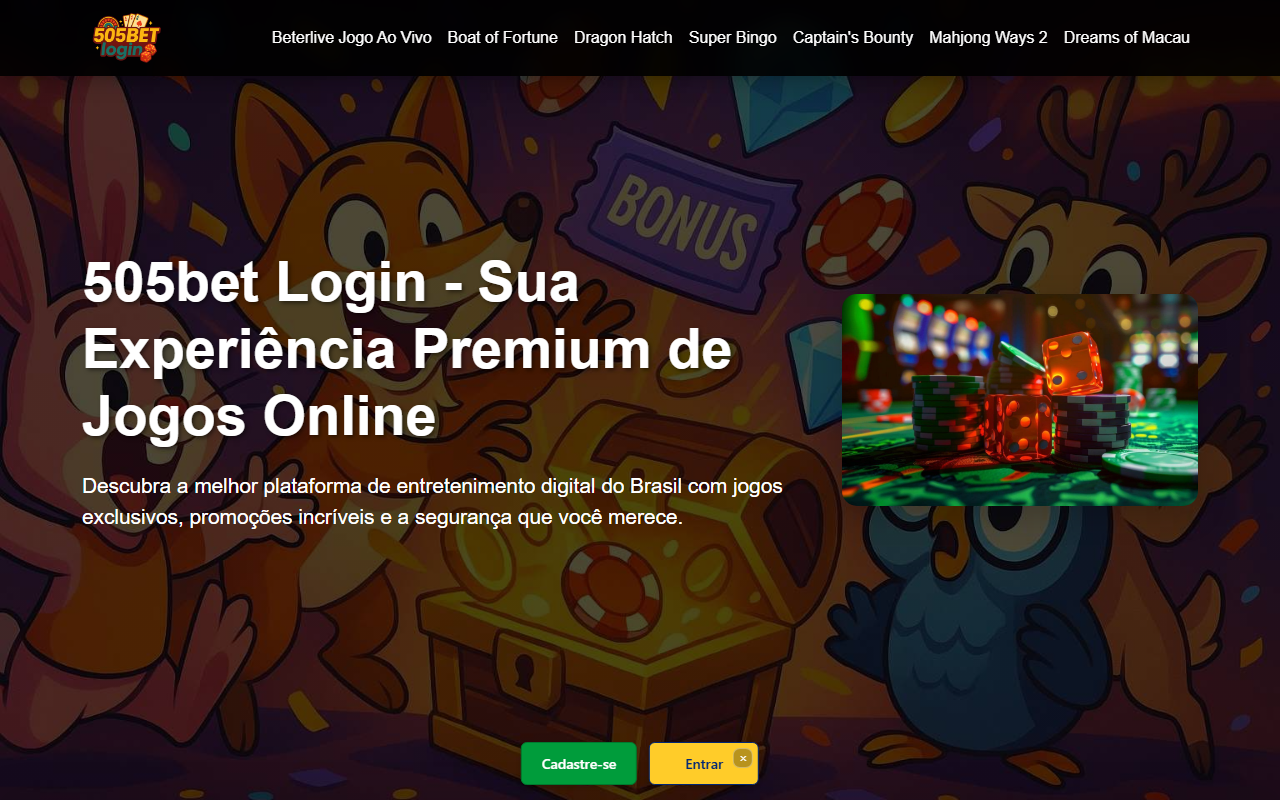 505bet-login7.com screenshot