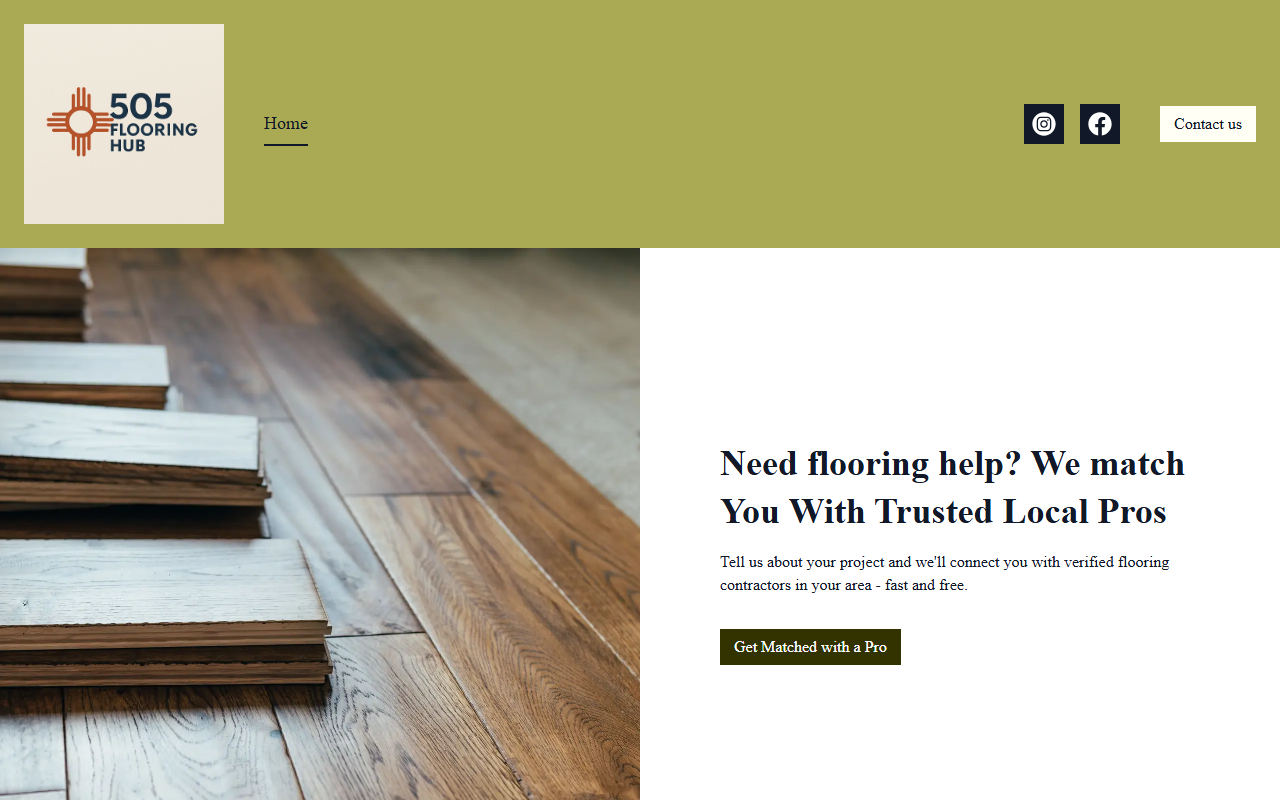 505flooringhub.com screenshot