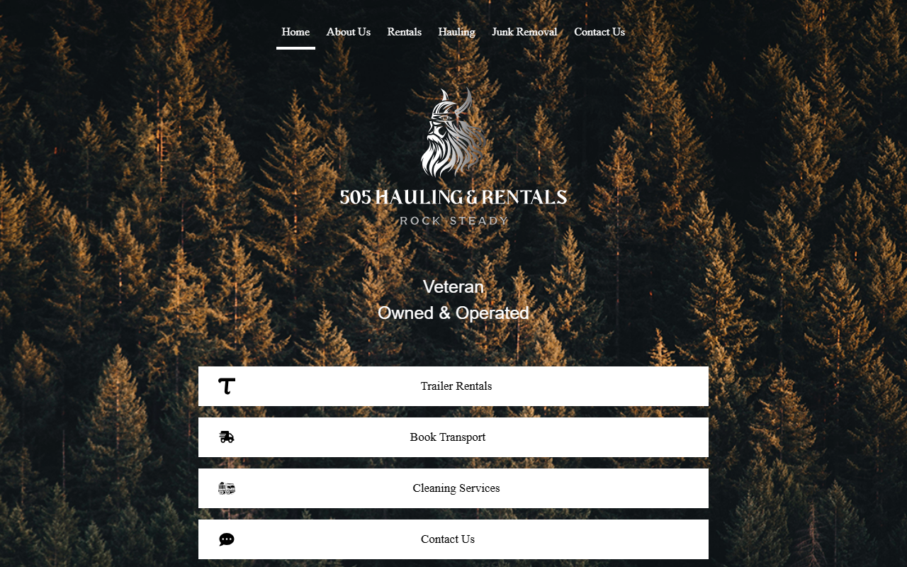 505hauling.com screenshot
