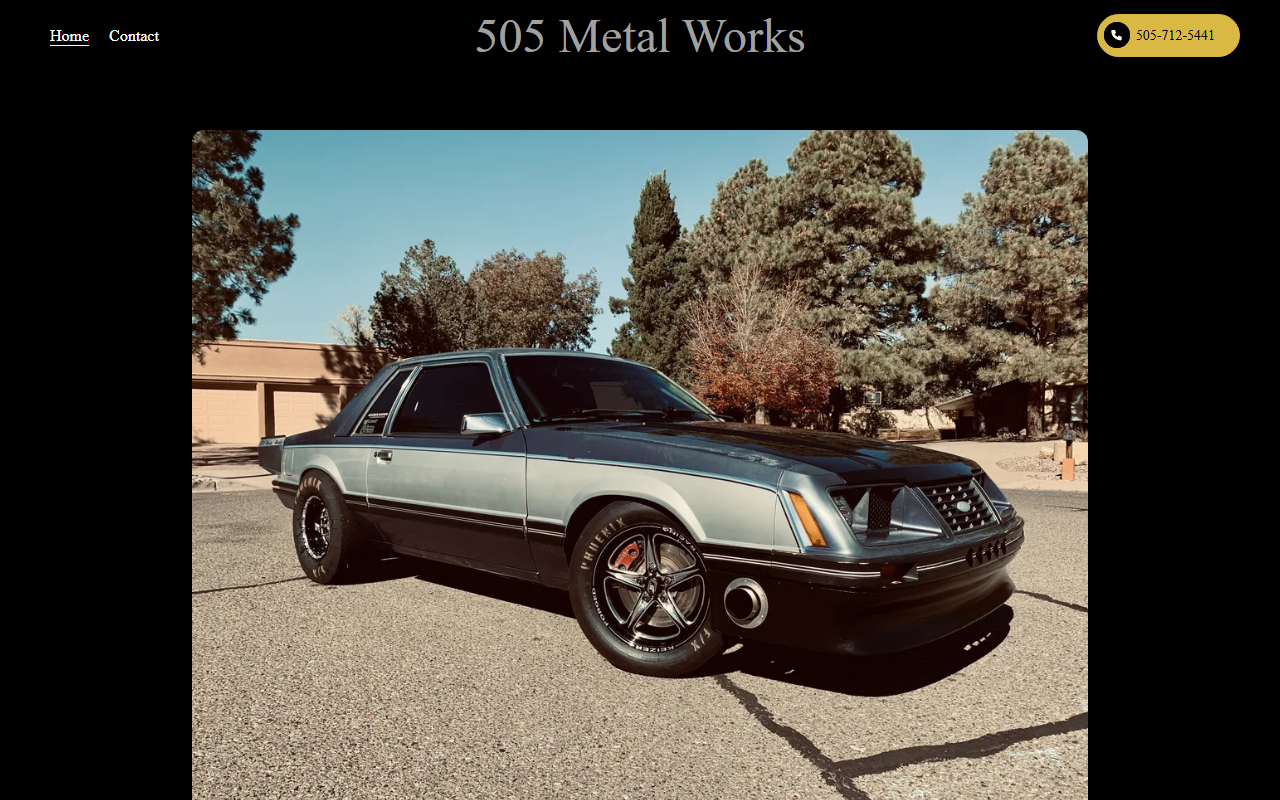 505metalworks.com screenshot