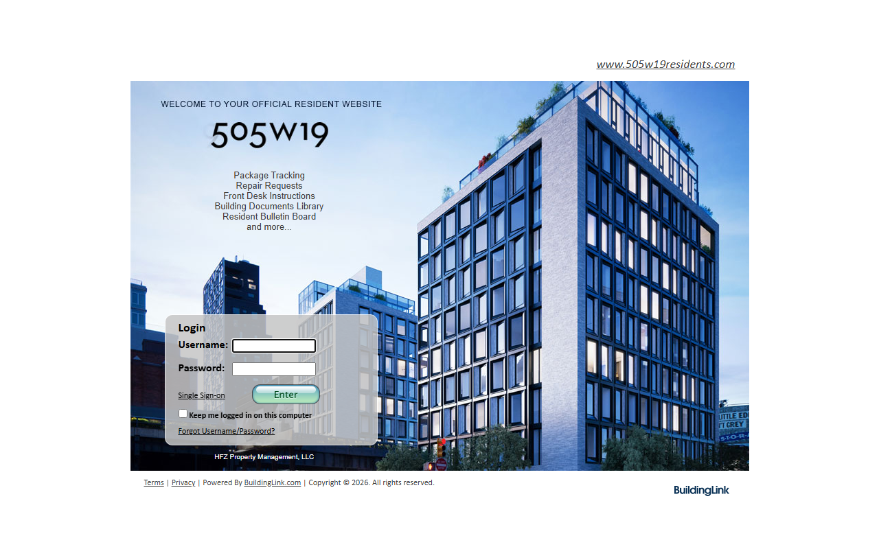 505w19residents.com screenshot