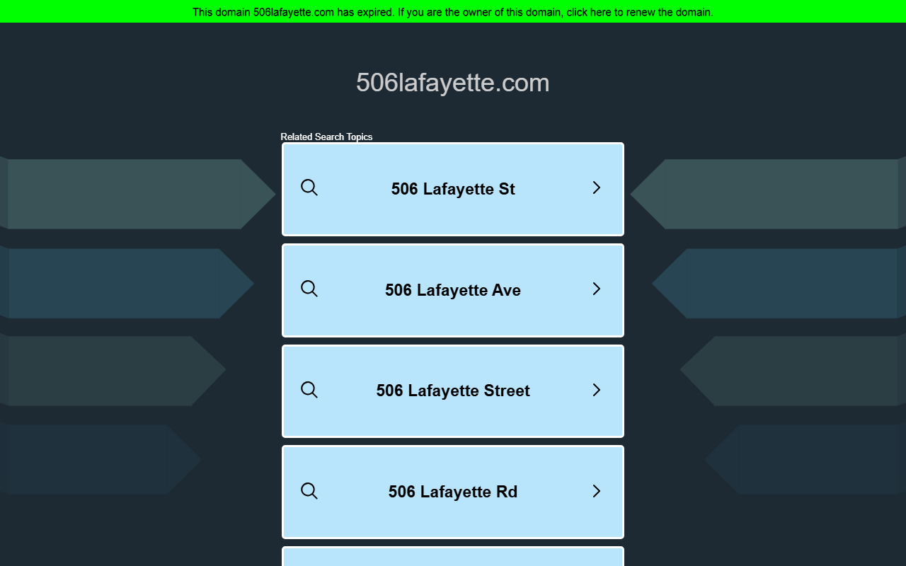 506lafayette.com screenshot