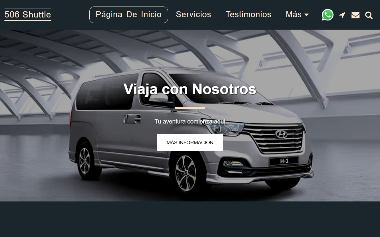 506shuttle.com screenshot