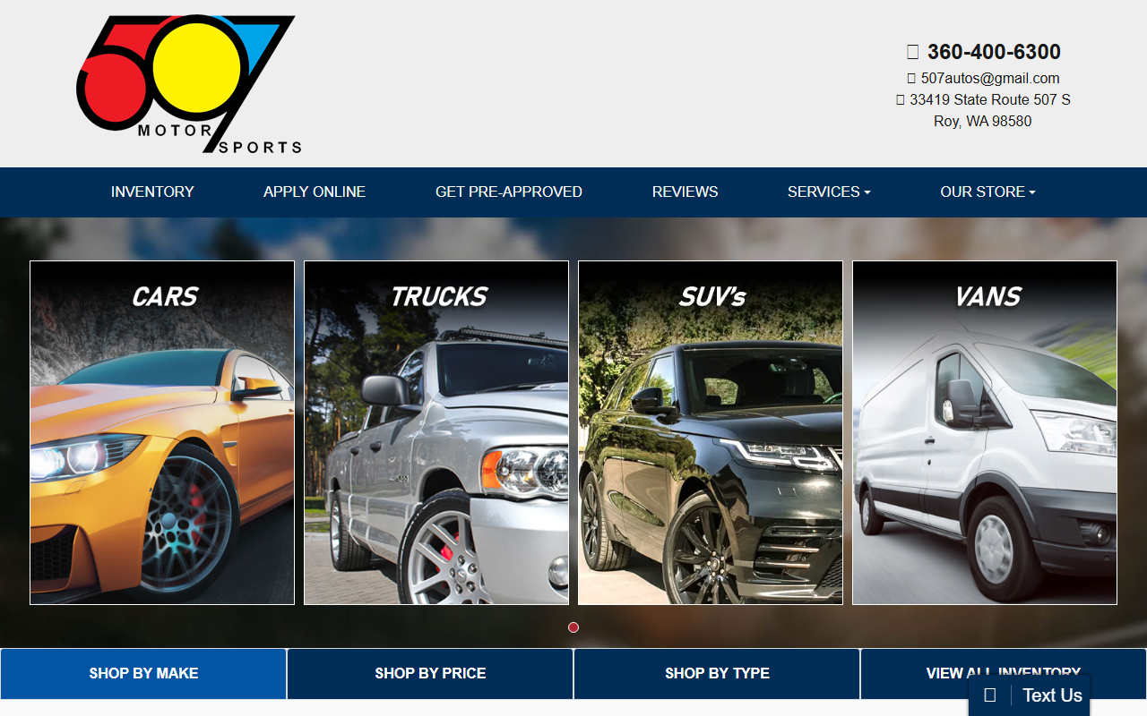 507autosale.com screenshot