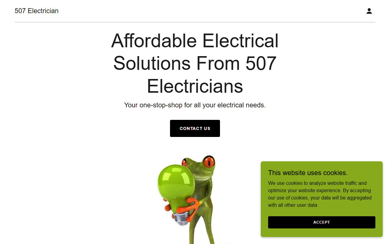 507electrician.com screenshot