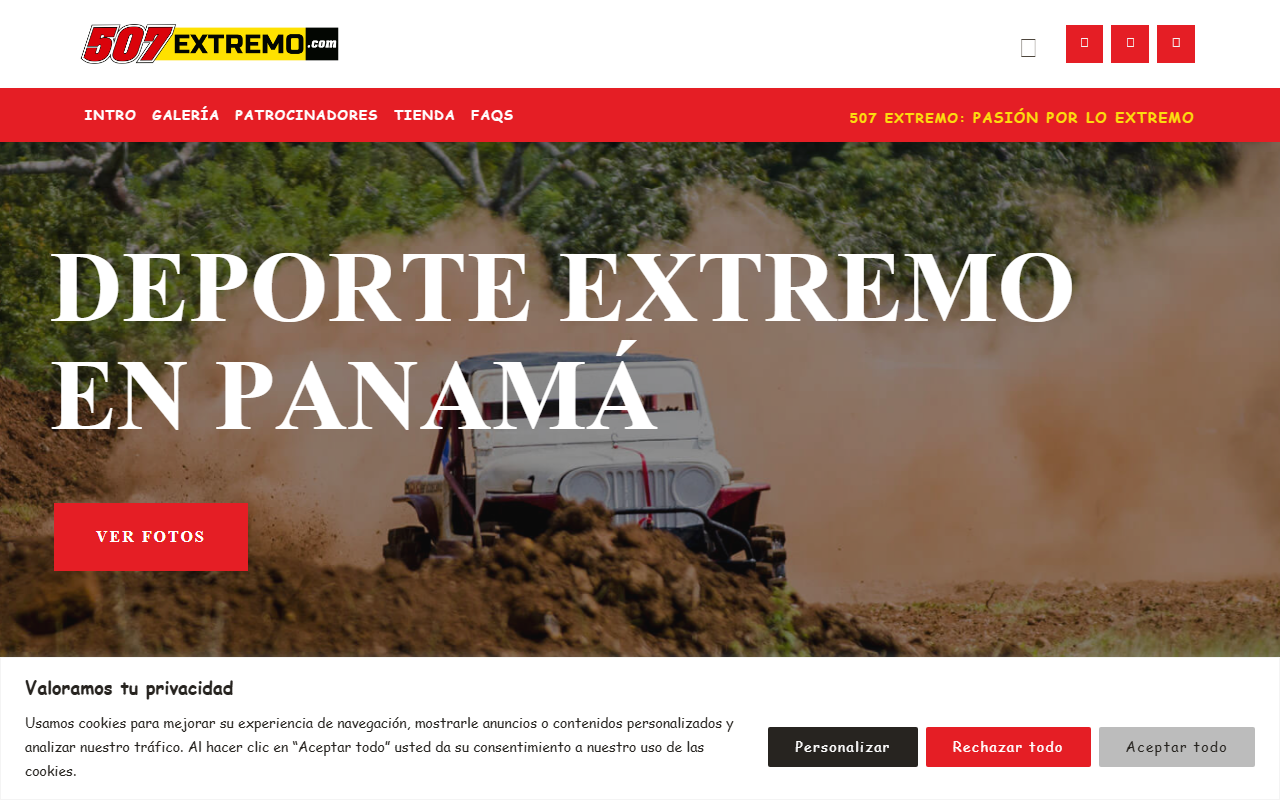 507extremo.com screenshot