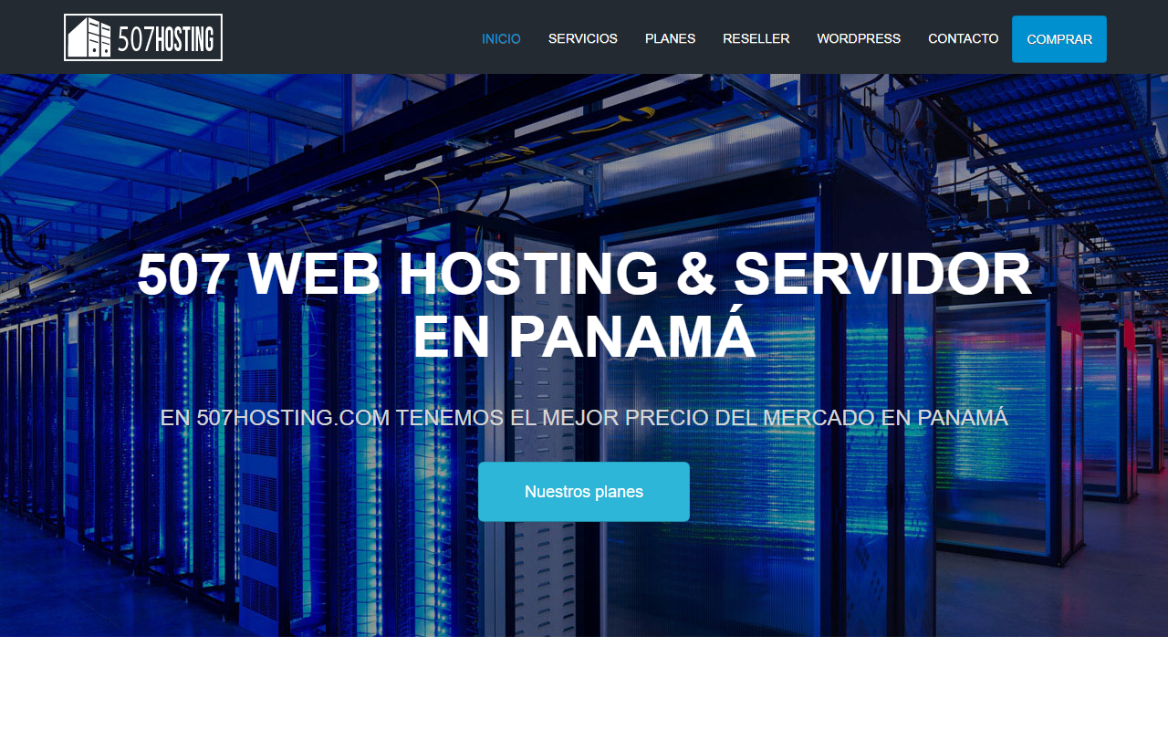 507hosting.com screenshot