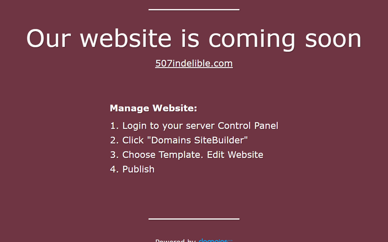 507indelible.com screenshot