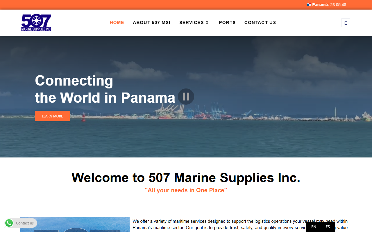 507marinesupply.com screenshot