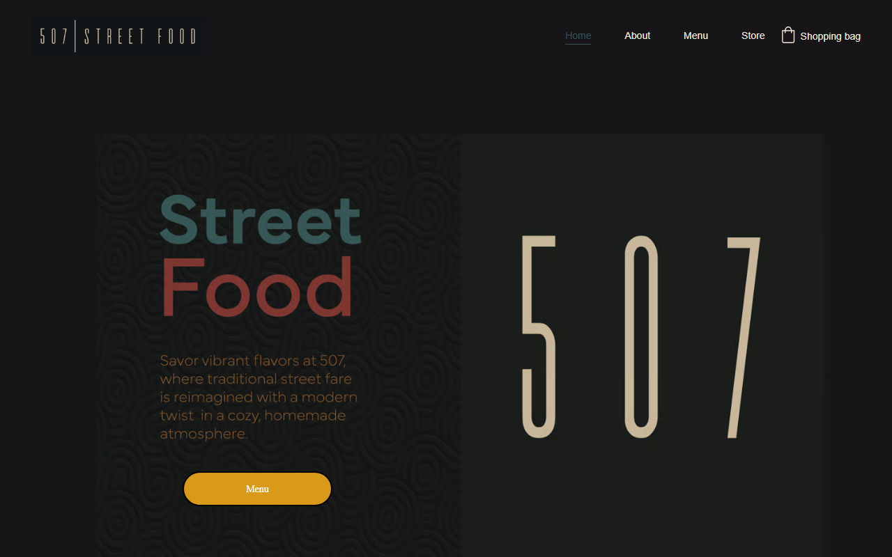 507streetfood.com screenshot