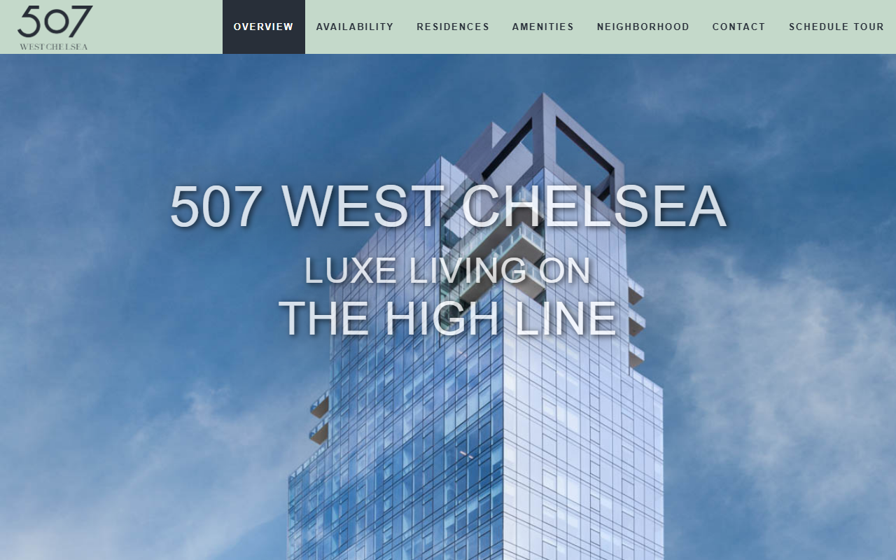 507westchelsea.com screenshot