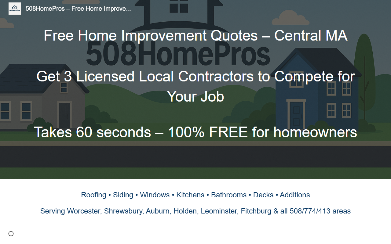 508homepros.com screenshot