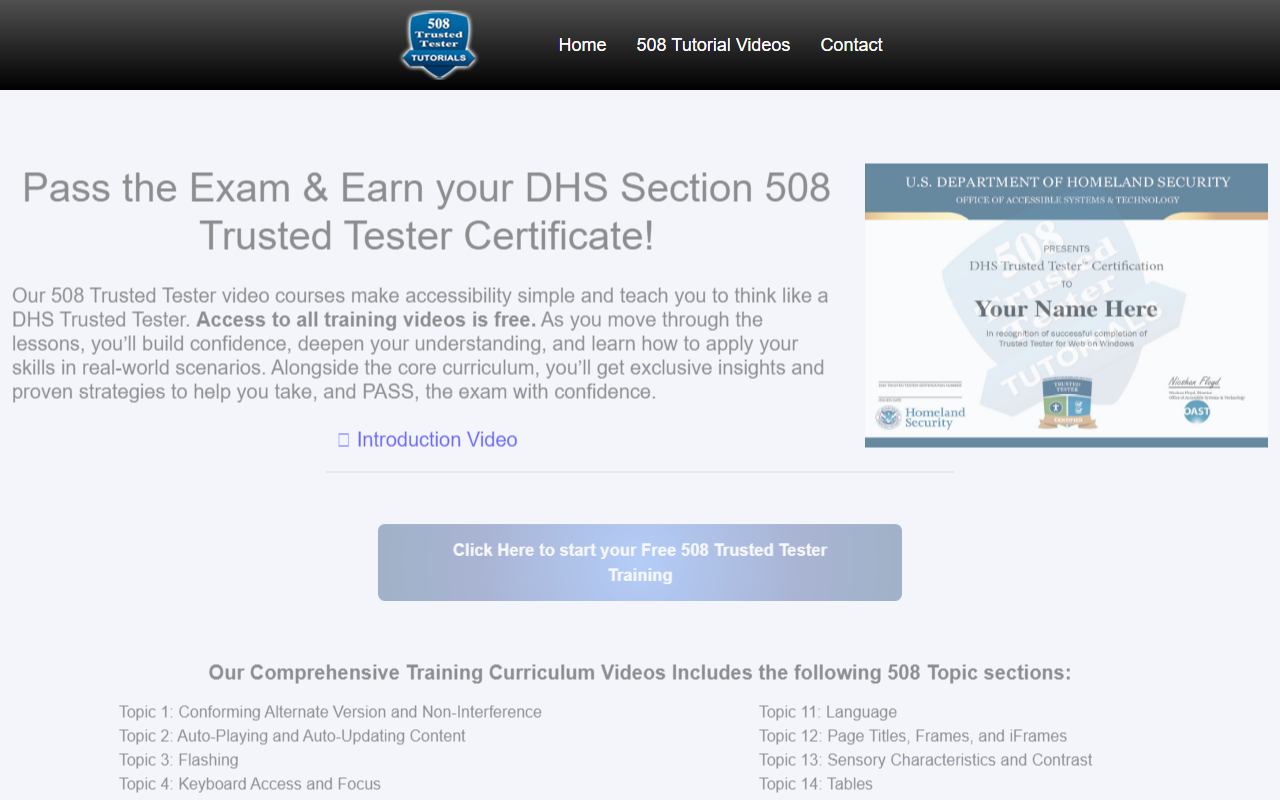 508tutorials.com screenshot