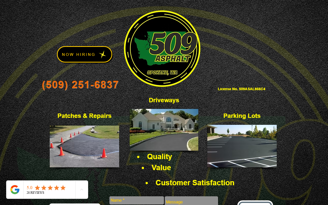 509asphalt.com screenshot
