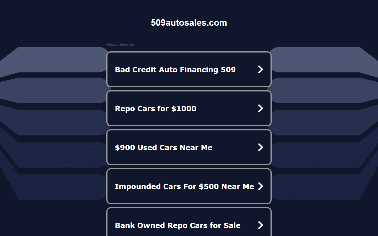 509autosales.com screenshot