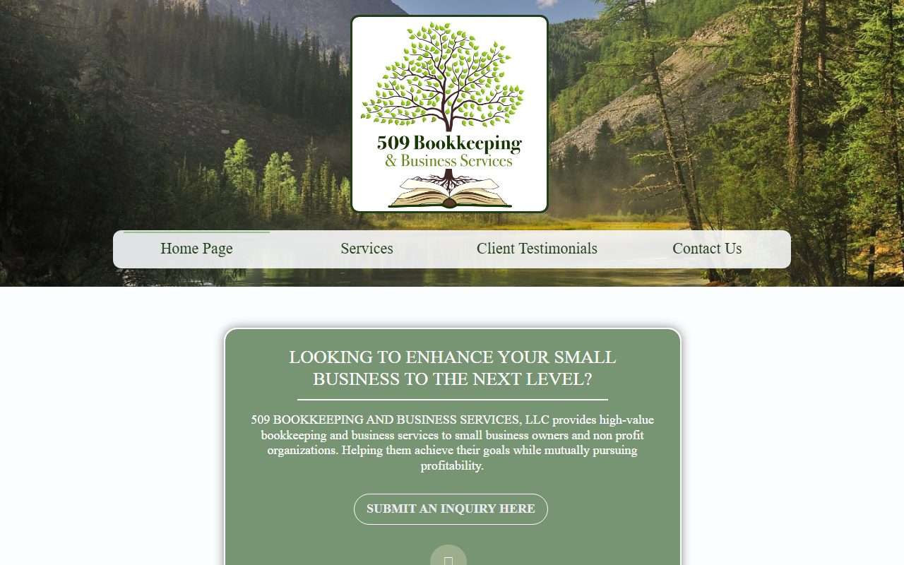 509bookkeeping.com screenshot