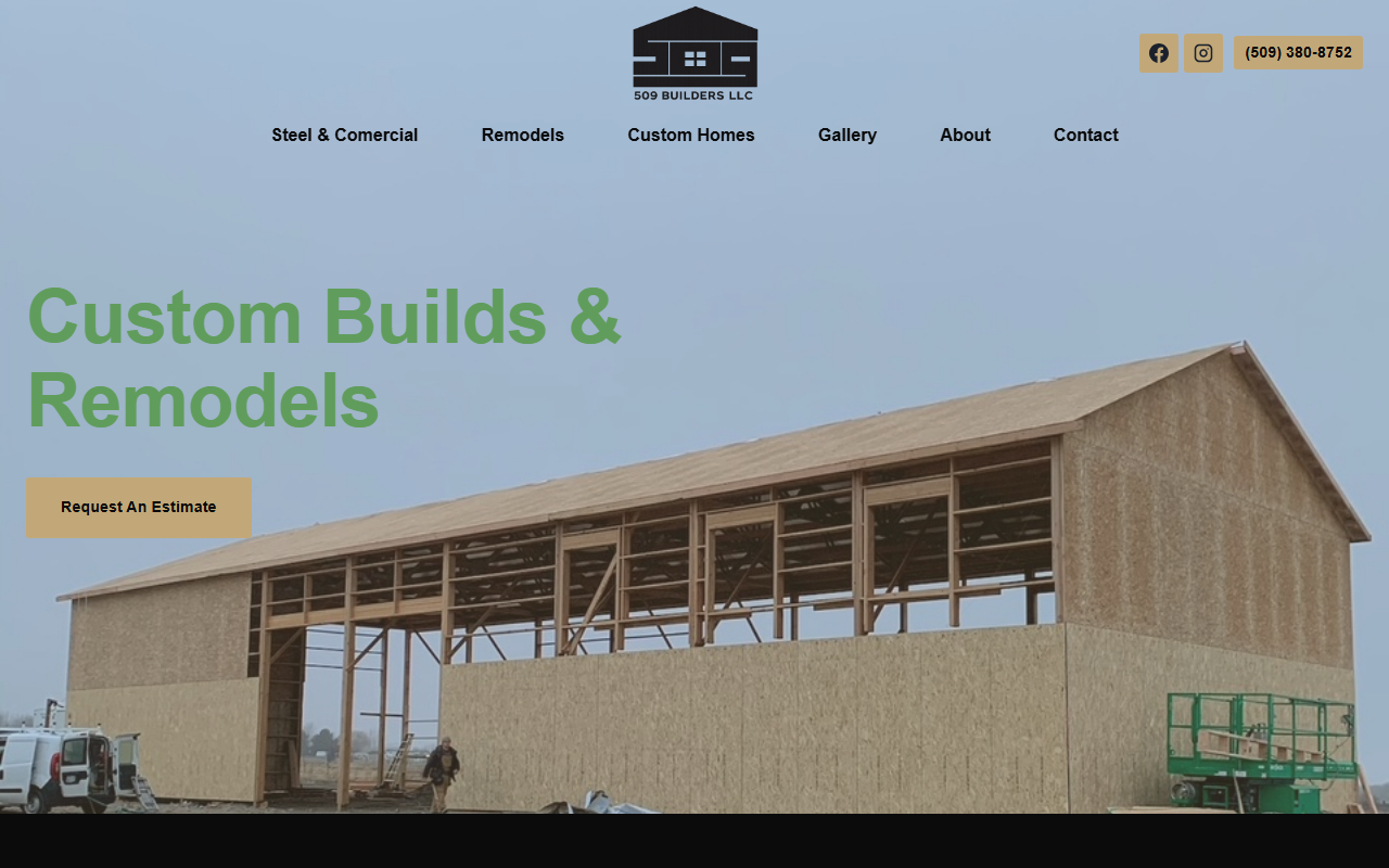 509buildersllc.com screenshot