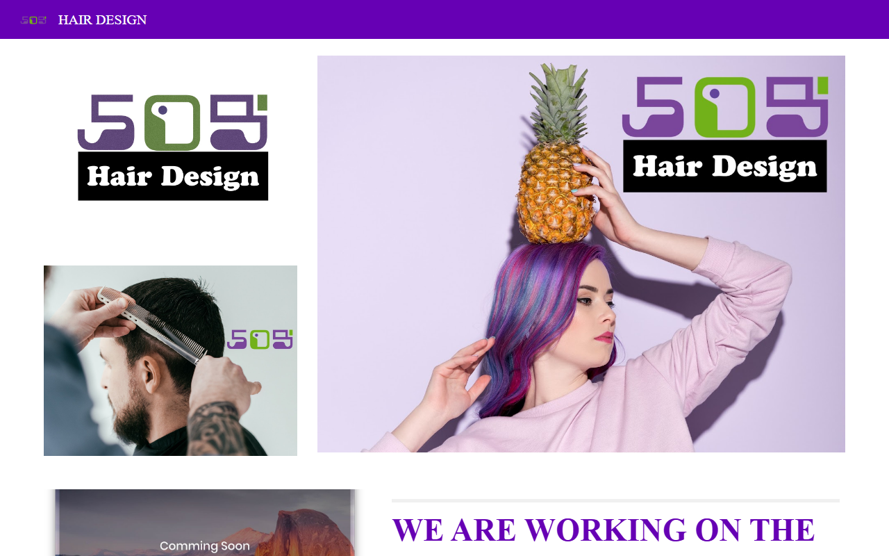 509hairdesign.com screenshot