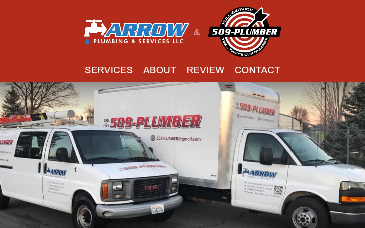509plumber.com screenshot