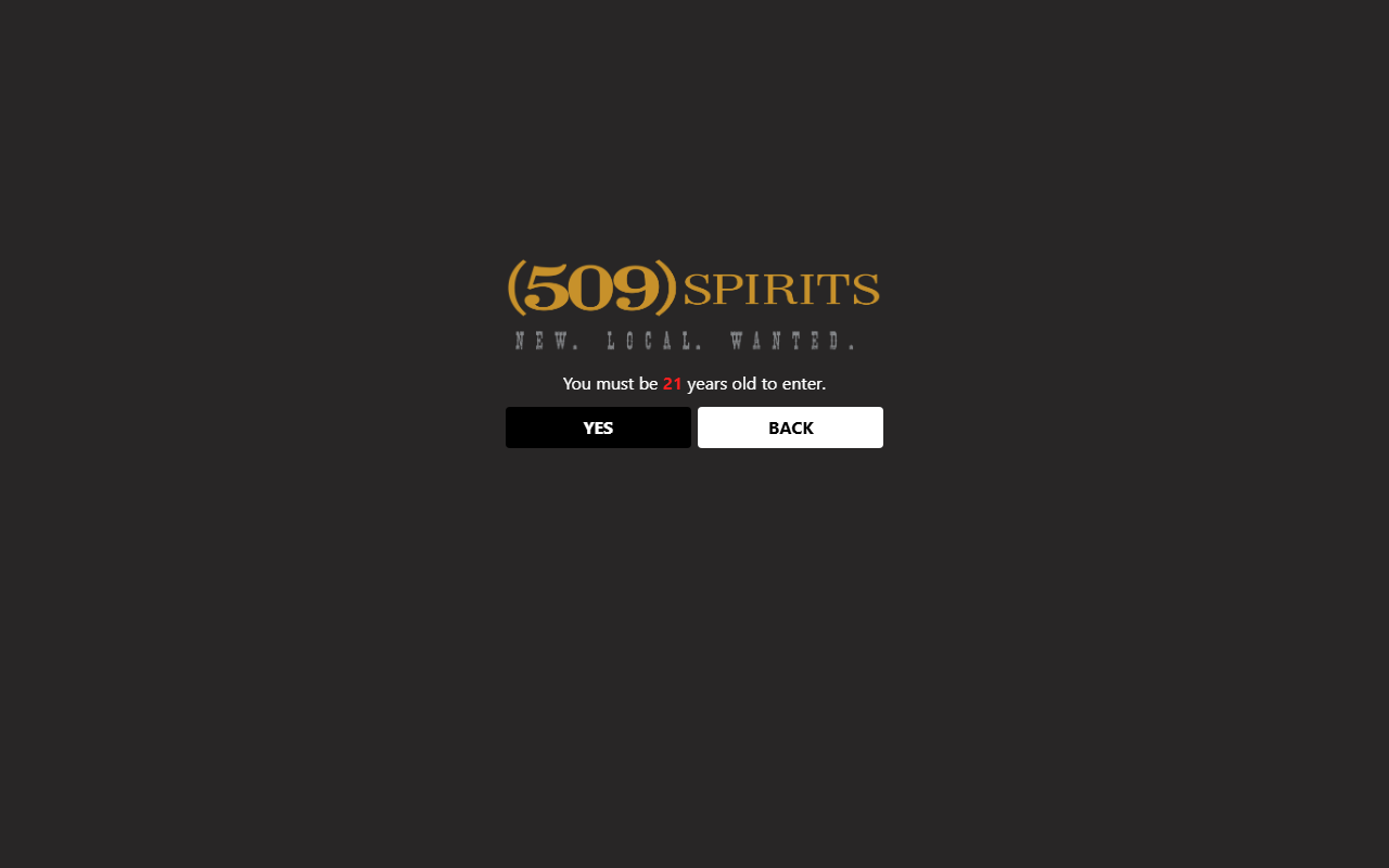 509spirits.com screenshot