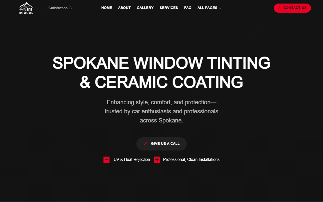 509tintcustoms.com screenshot