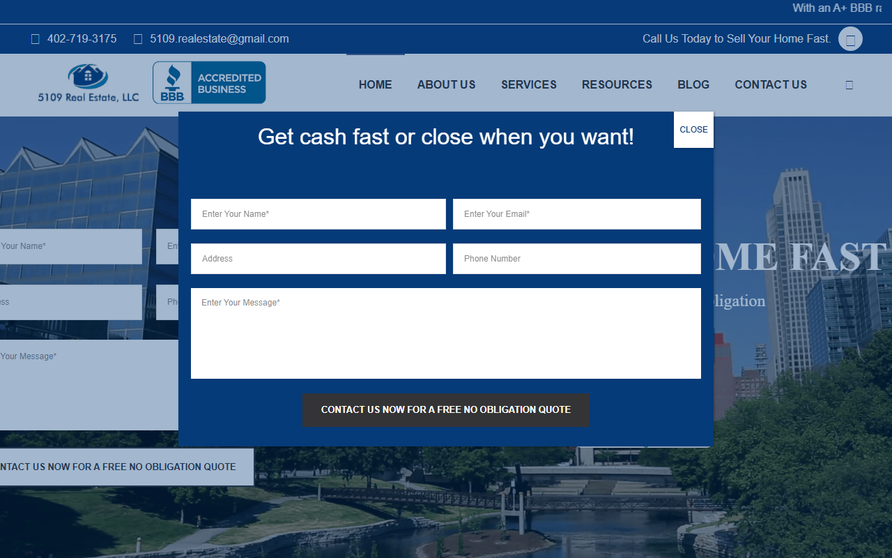 5109realestate.com screenshot