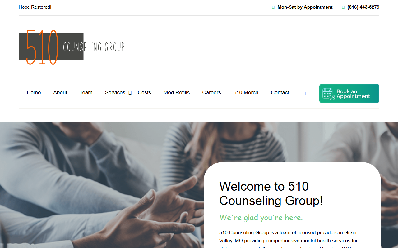 510counseling.com screenshot
