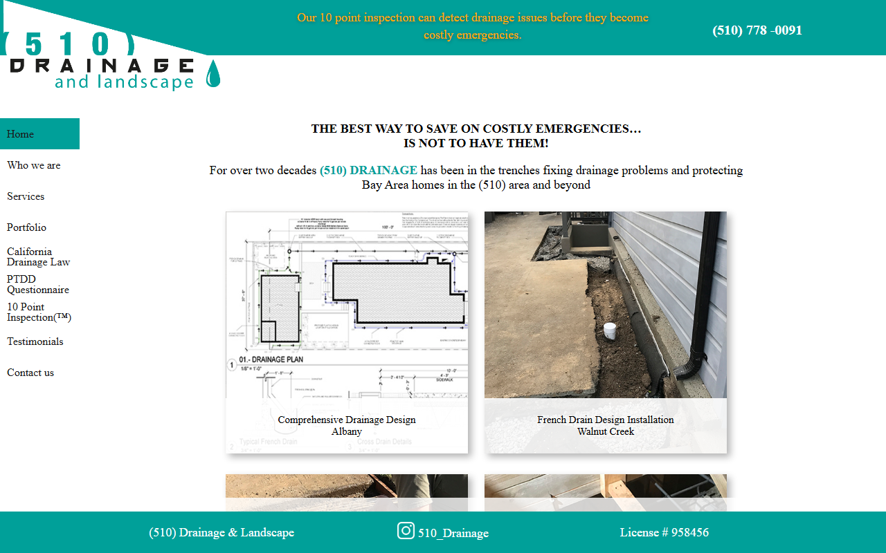 510drainage.com screenshot