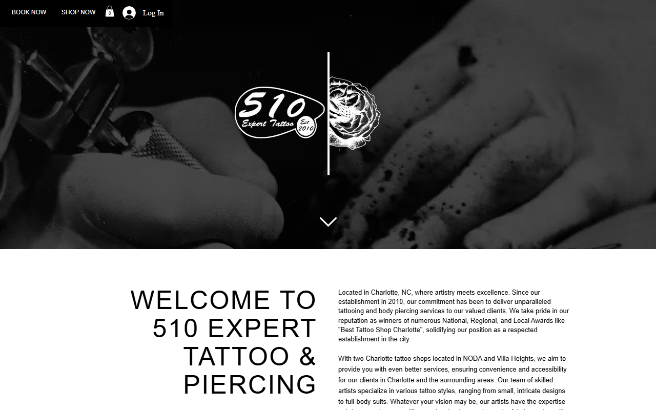 510experttattoos.com screenshot
